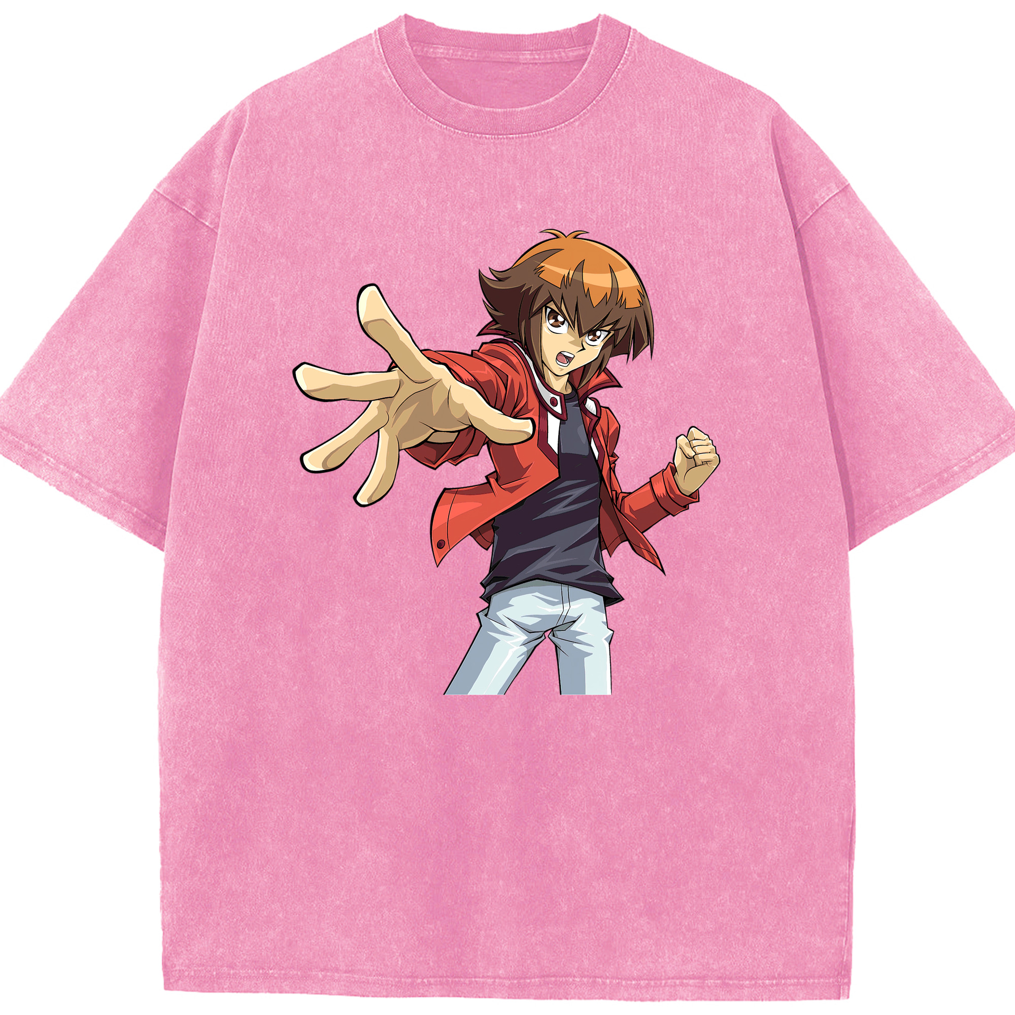 （画像用） 遊☆戯☆王 Yu-Gi-Oh! 綿100% ヴィンテージ風 半袖Tシャツ（フロントプリント）